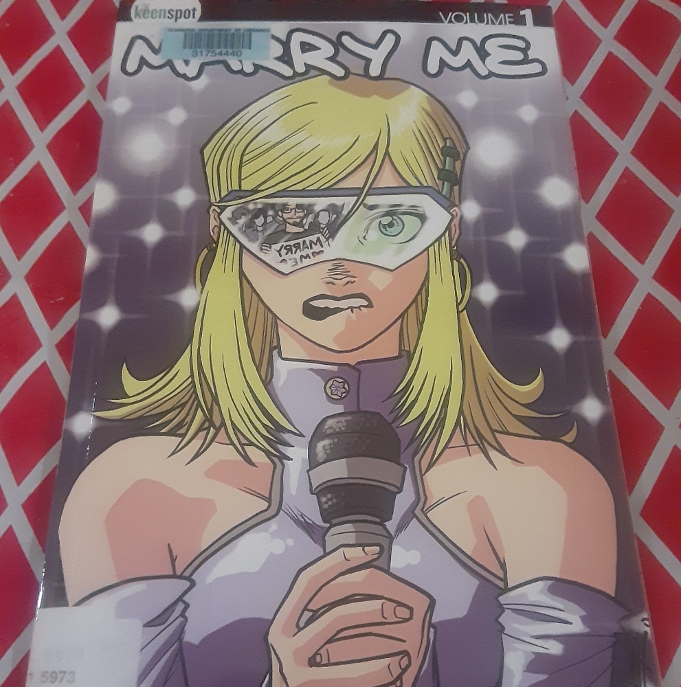 Marry Me vol 1 Keenspot Comics by Bobby Crosby and Remy Mokhtar. Ex-library copy